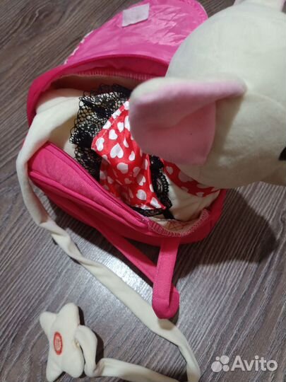 Игрушка собака на поводке