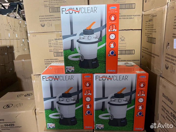 Песчаный фильтр-насос для бассейна