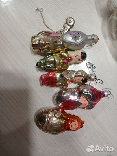 Елочные игрушки СССР