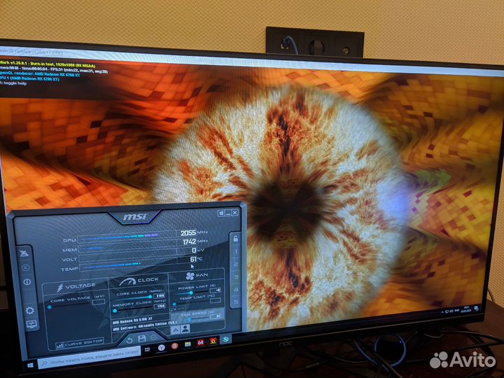 Игровая видеокарта AMD Radeon Rx5700XT(3060) 8gb O