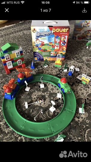 Конструкторы Bauer и ночники Tomy, Chicco