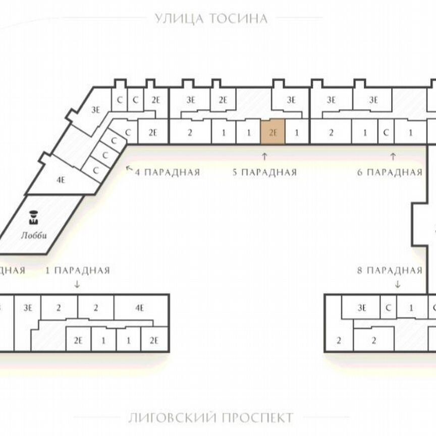 1-к. квартира, 35 м², 6/14 эт.