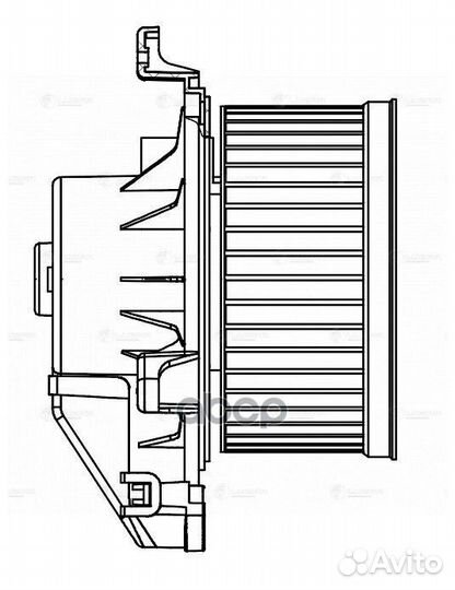 Э,вентилятор отоп. для ам Ford Transit (13) (L