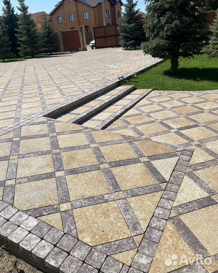 Тротуарная плитка Брусчатка Кевларобетон