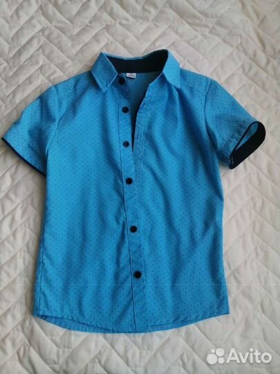 Рубашки с коротким рукавом на 6-8 лет