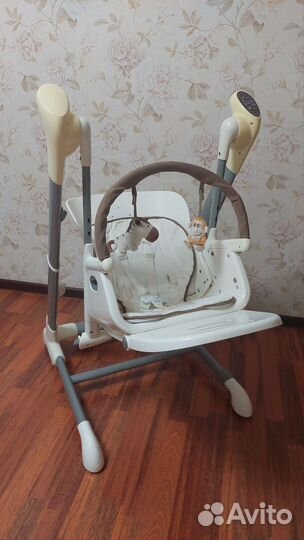 Стульчик для кормления, качель Nuovita