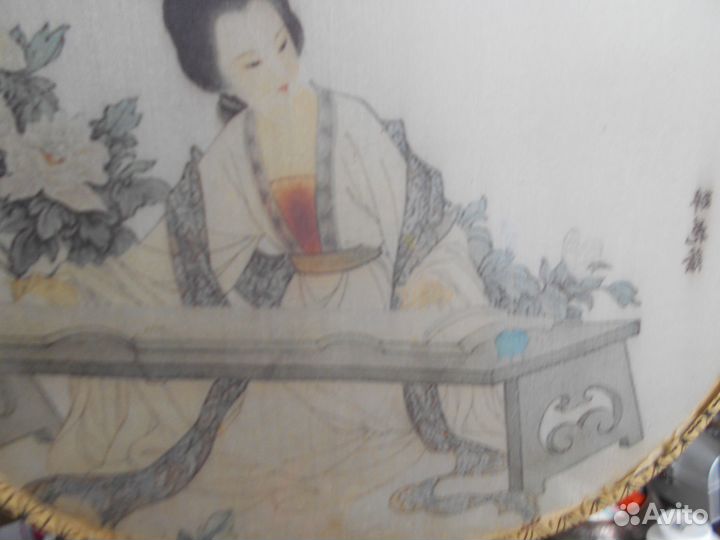 Антикварный japan веер