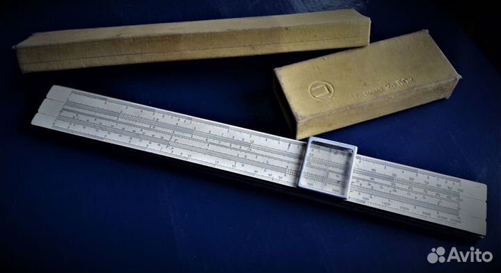 Линейка логарифмическая в футляре