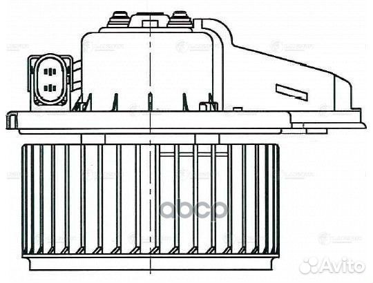 LFH 1850 luzar Э/вентилятор отоп. Audi A6 (C5)