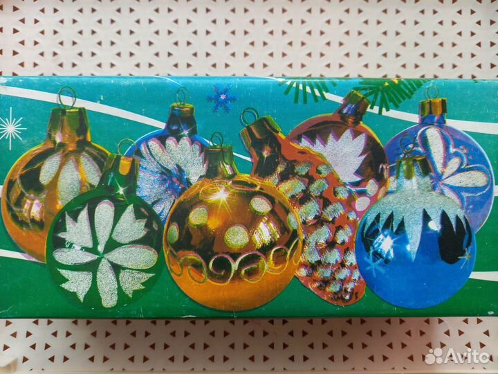 Набор елочных шаров СССР