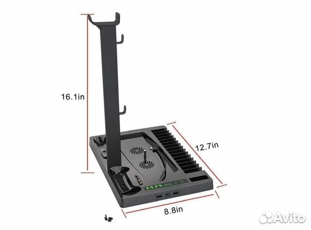 Подставка для консоли PlayStation 5, 5 в 1