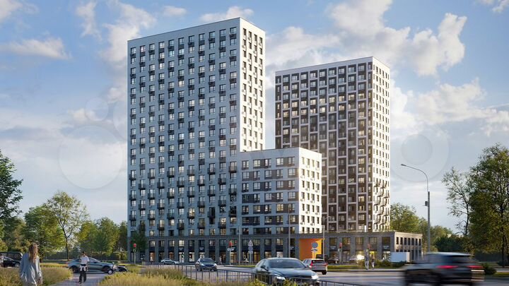 1-к. квартира, 42 м², 7/21 эт.