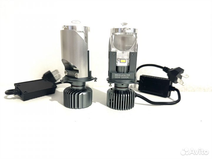 H4 led mini линзы