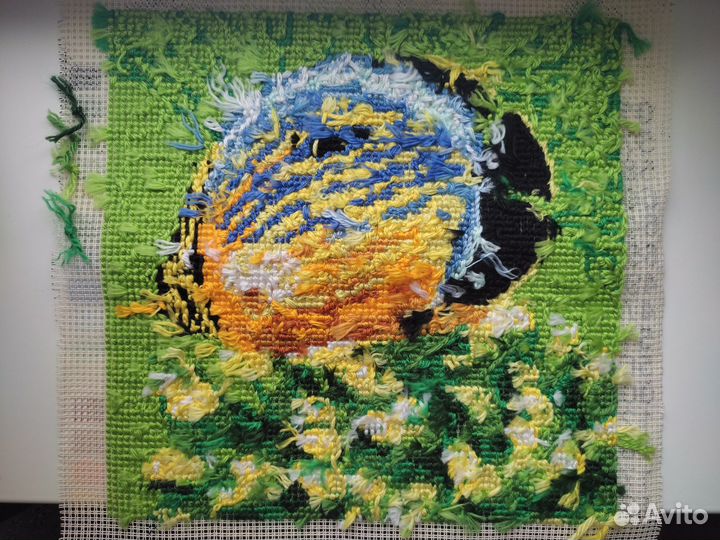 Наволочка для подушки 40х40 (заготовка) «Рыба»