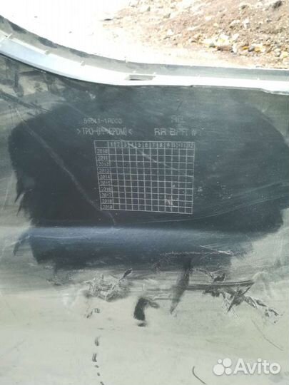 Задний бампер hyundai solaris 2010 - 2014