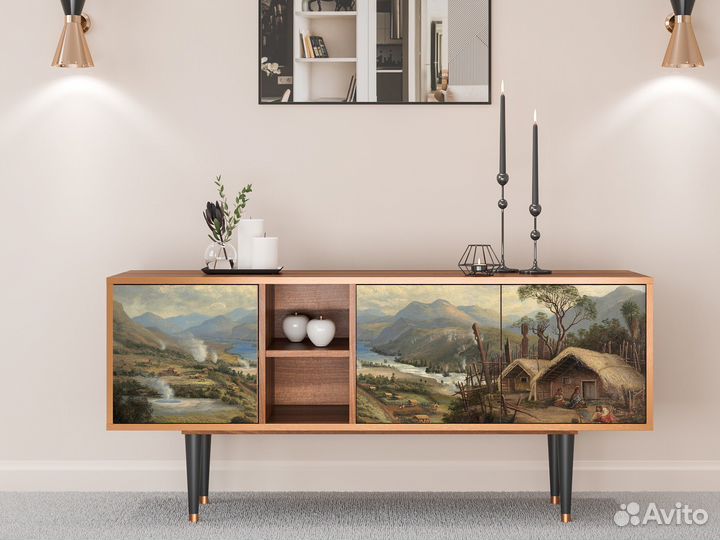 Тв-тумба T5 - Орех - View Across the Plains