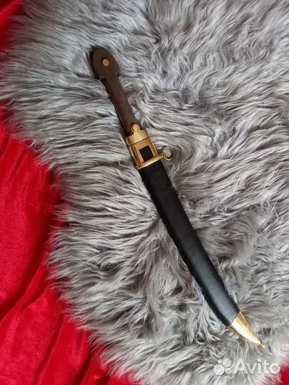 Кинжал бебут 2 широких дола