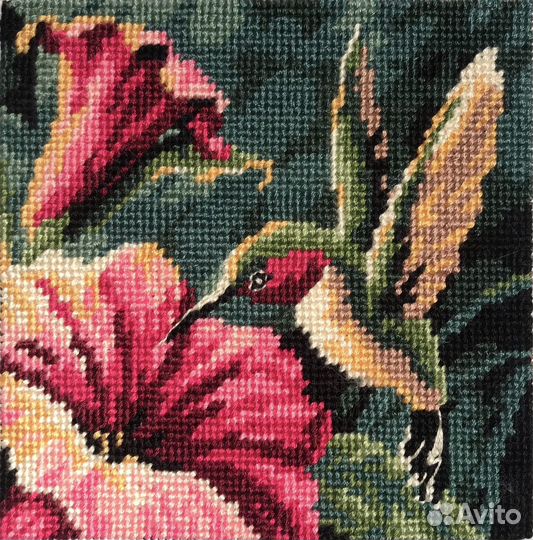 Картина гобелен в раме под стеклом 