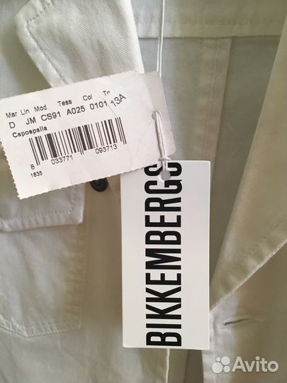 Пиджак(новый ) Bikkemmergs 13-14 лет