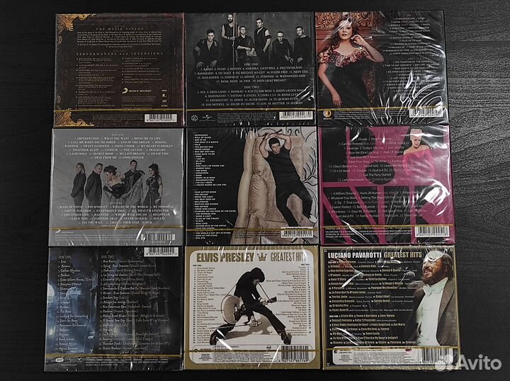 CD диски Ozzy Rammstein Evanescence Pink Era Elvis