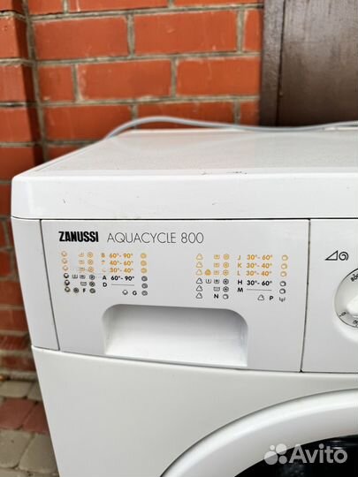 Стиральная машина zanussi aquacycle 800