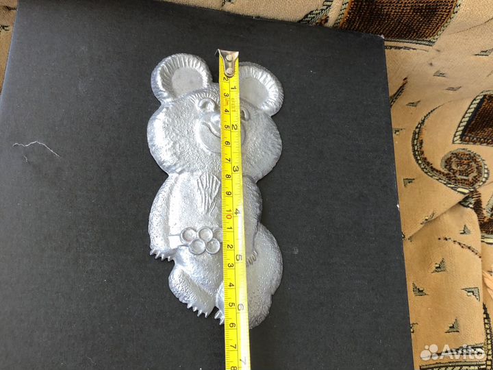 Олимпийский мишка алюминиевый