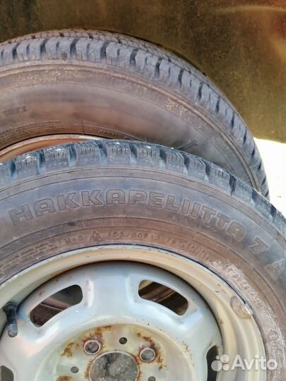 R13 Nokian Tyres Hakkapeliitta 7 155/80, PCD 4x108 DIA 10