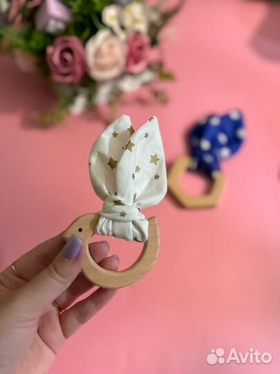 Погремушка, грызунок, держатель для соски