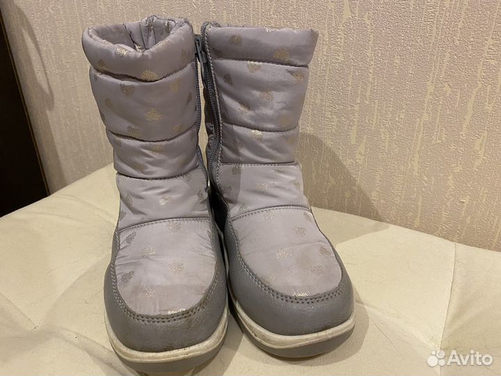 Зимние сапожки для девочки 31 размер