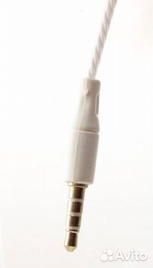 Наушники с микрофоном H05 белые