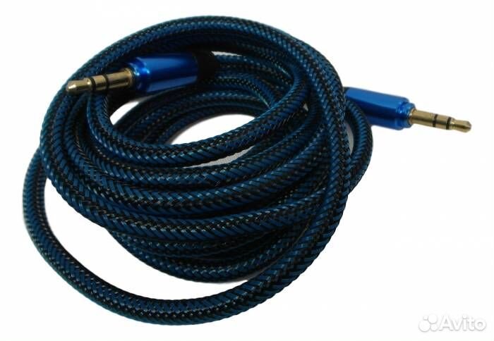 Кабель M22 штекер 3.5мм x штекер 3.5мм в нейлоново