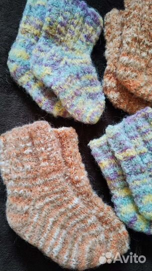 Носки шерстяные детские 5 пар, размер 10-12