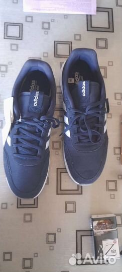 Кроссовки Adidas retro runner новые оригинал-замша