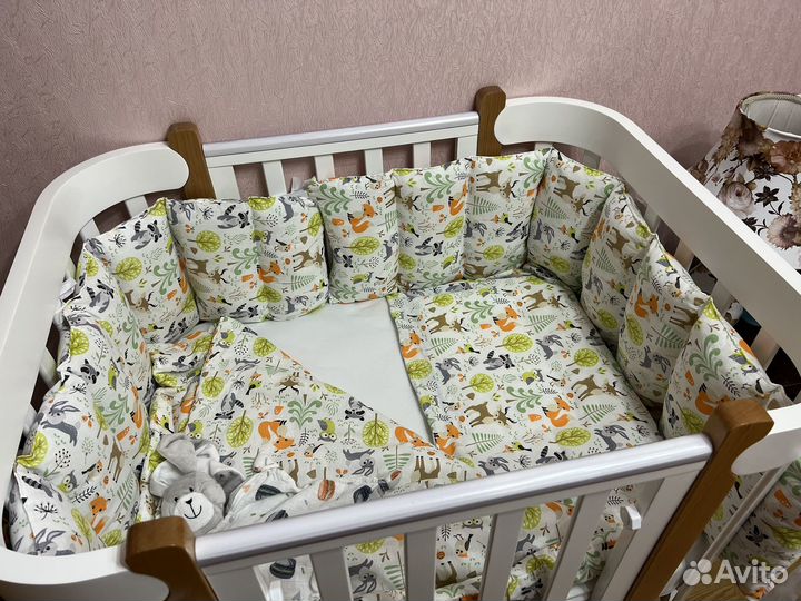 Бортики в детскую кроватку