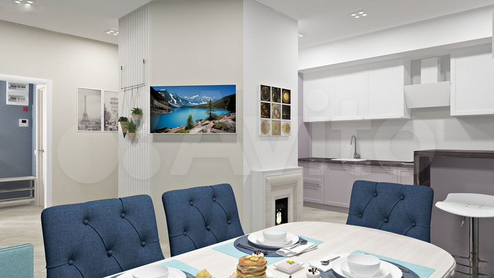 3-к. квартира, 79 м², 3/6 эт.