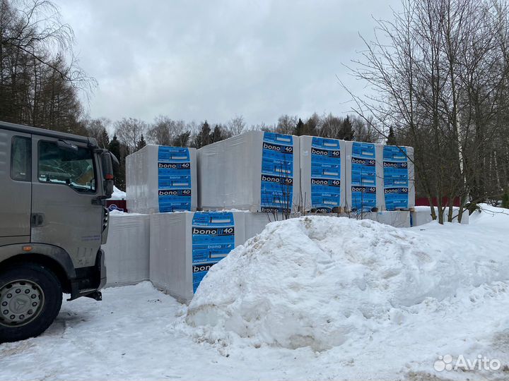 Газоблоки, Пеноблоки с завода Бонолит