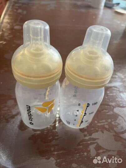 Смарт соска medela + бутылочка