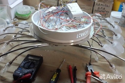 Ремонт люстр