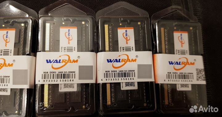 Оперативная память sodimm ddr3l 8gb 16gb 32gb