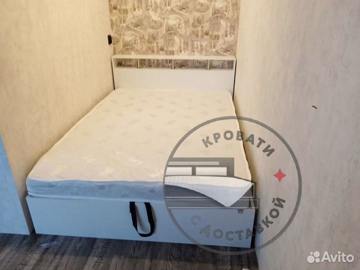 Кровать полутороспальная с подъемным механизмом