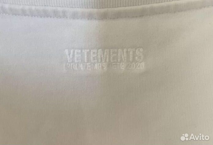 Футболка Vetements ecstasy OG version оригинал