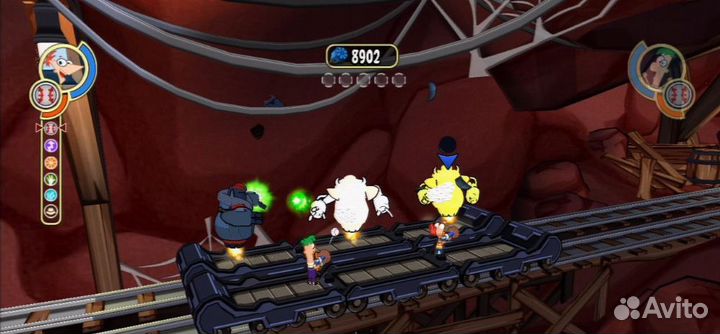 Phineas and Ferb Across the 2nd Dimension, б/у DS