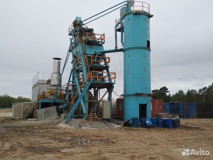 Мобильная асфальтосмесительная установка 128 т.ч