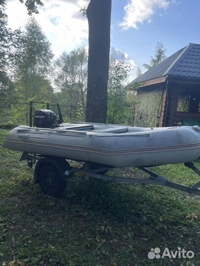 Продам комплект лодка пвх, мотор меркури, прицеп