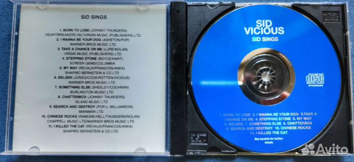 Панк Рок. Sid Vicious. Sid Sings