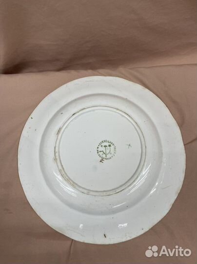 Тарелка, блюдо кузнецово-тверь.Г Ф. им.калинина