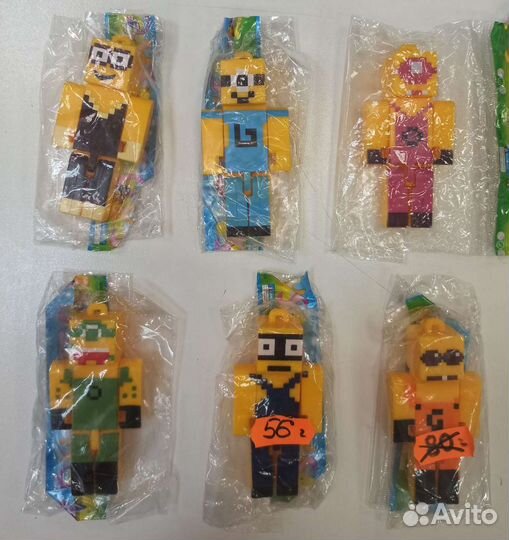 Фигурки человечки миньоны - майнкр