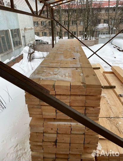 Доска обрезная 25х150х6000мм 1 сорт ГОСТ