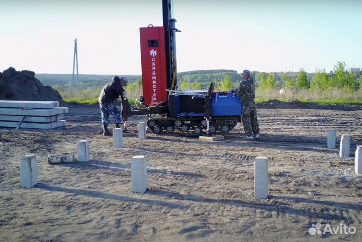 Фундамент на Ж/Б сваях 200х200