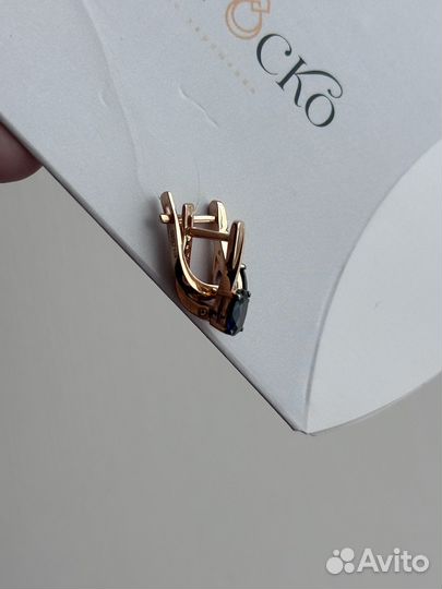 Серьги серебро